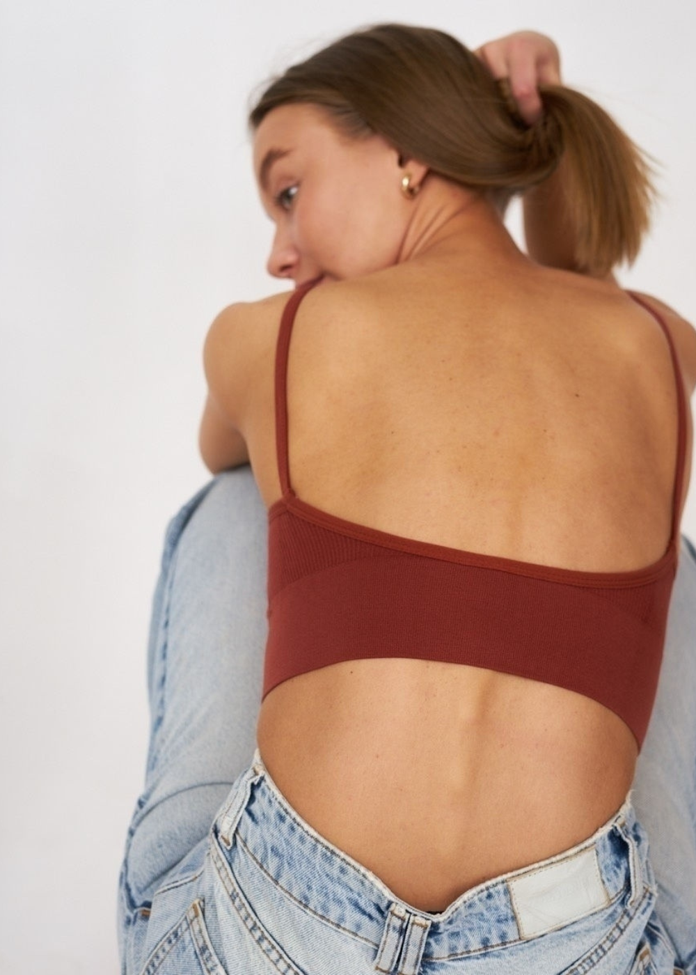 Brassière Côtelée Sans Coutures - Isilde