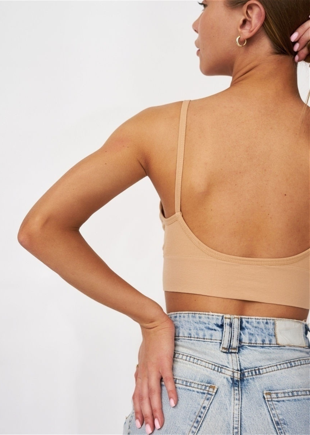 Brassière Côtelée Sans Coutures - Isilde