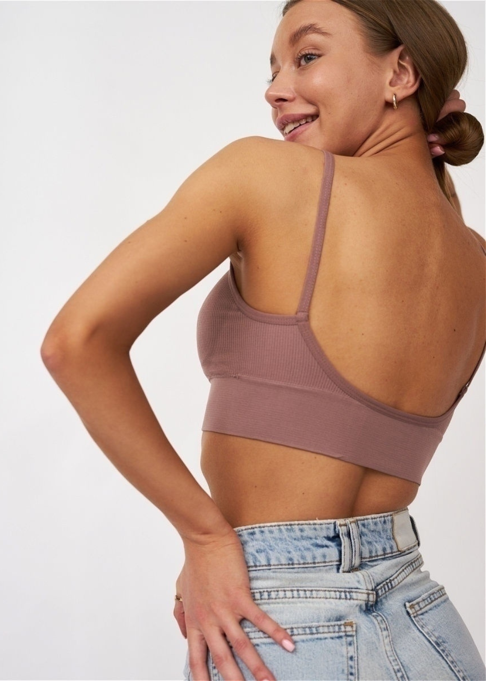 Brassière Côtelée Sans Coutures - Isilde