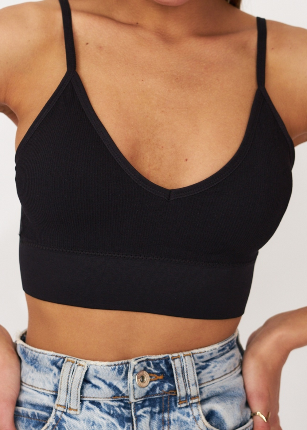 Brassière Côtelée Sans Coutures - Isilde