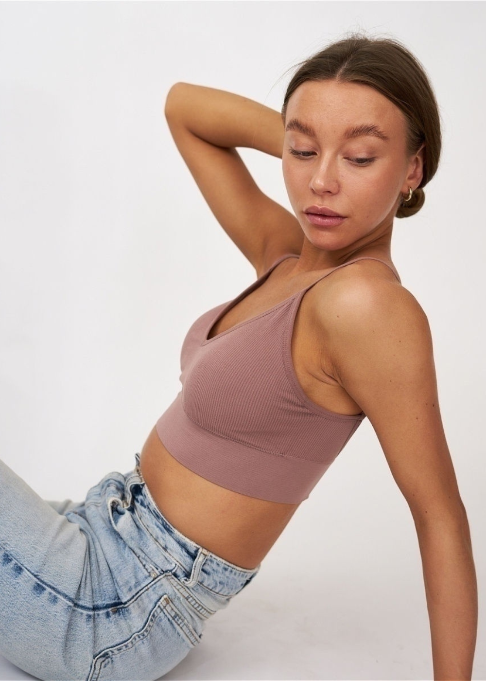 Brassière Côtelée Sans Coutures - Isilde