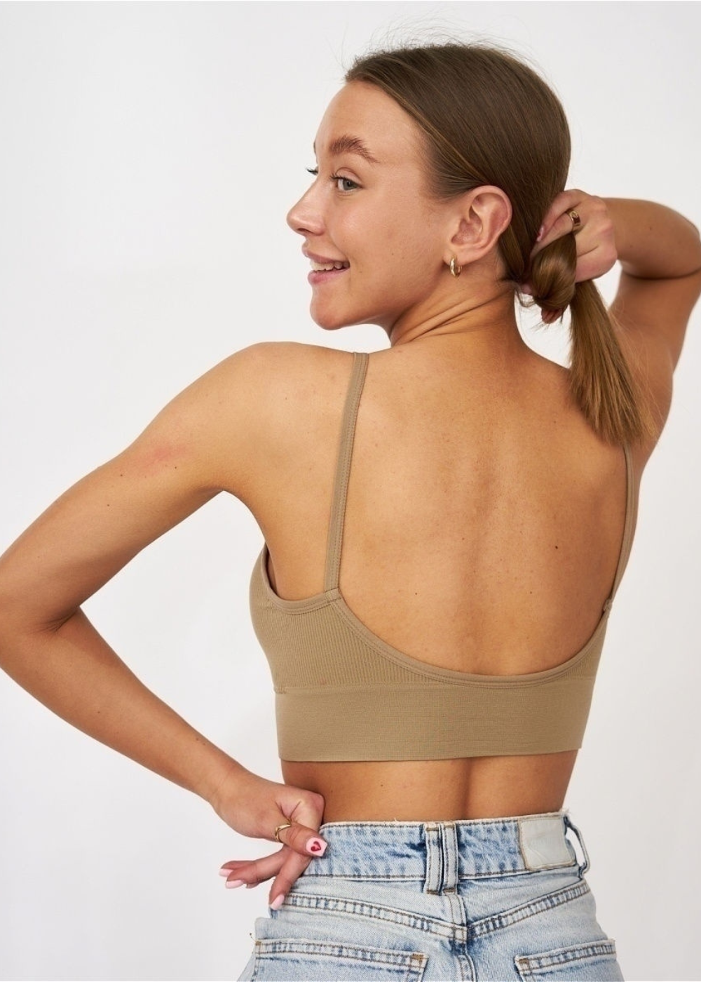 Brassière Côtelée Sans Coutures - Isilde