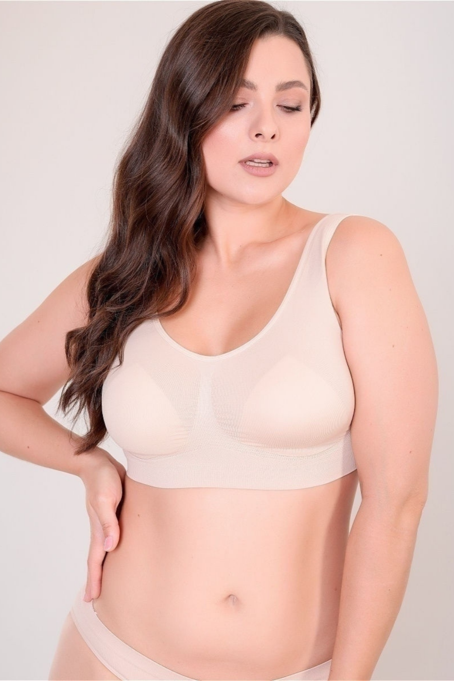 Brassière Beige Confort Absolu Sans Couture - Affranchie