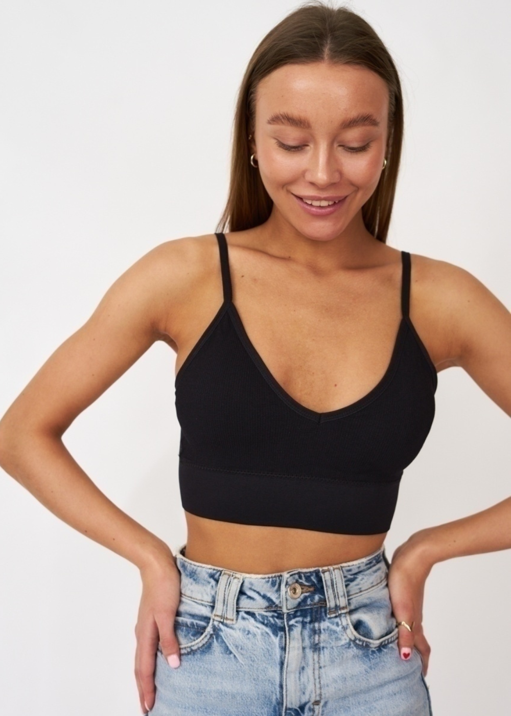Brassière Côtelée Sans Coutures - Isilde