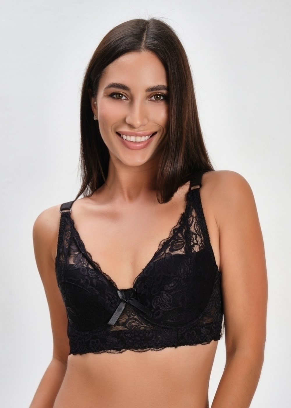 Soutien-gorge Push-Up en Dentelle Florale - Iris