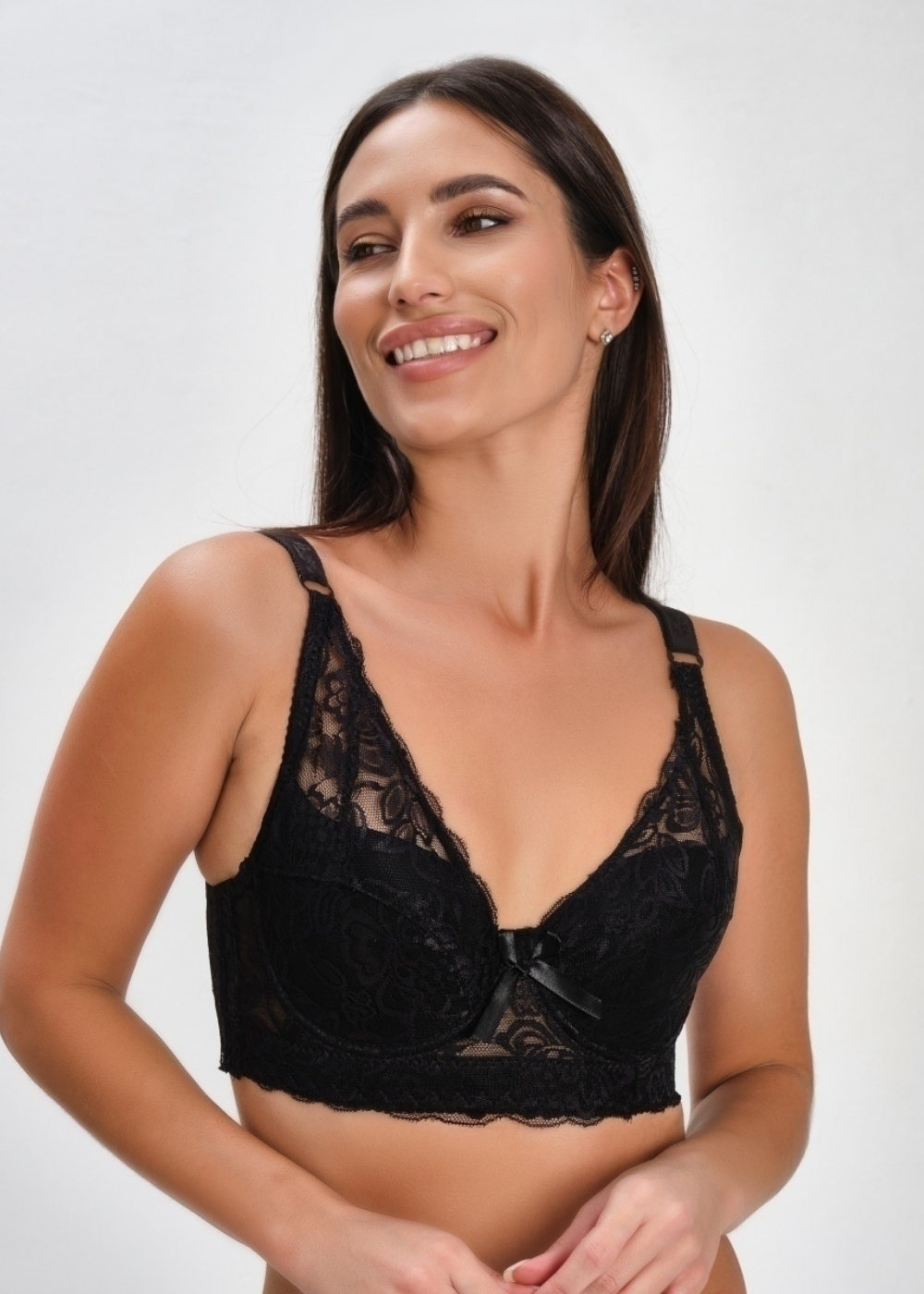 Soutien-gorge Push-Up en Dentelle Florale - Iris