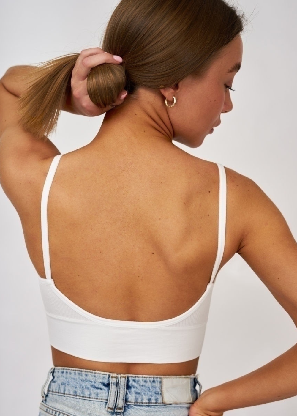 Brassière Côtelée Sans Coutures - Isilde