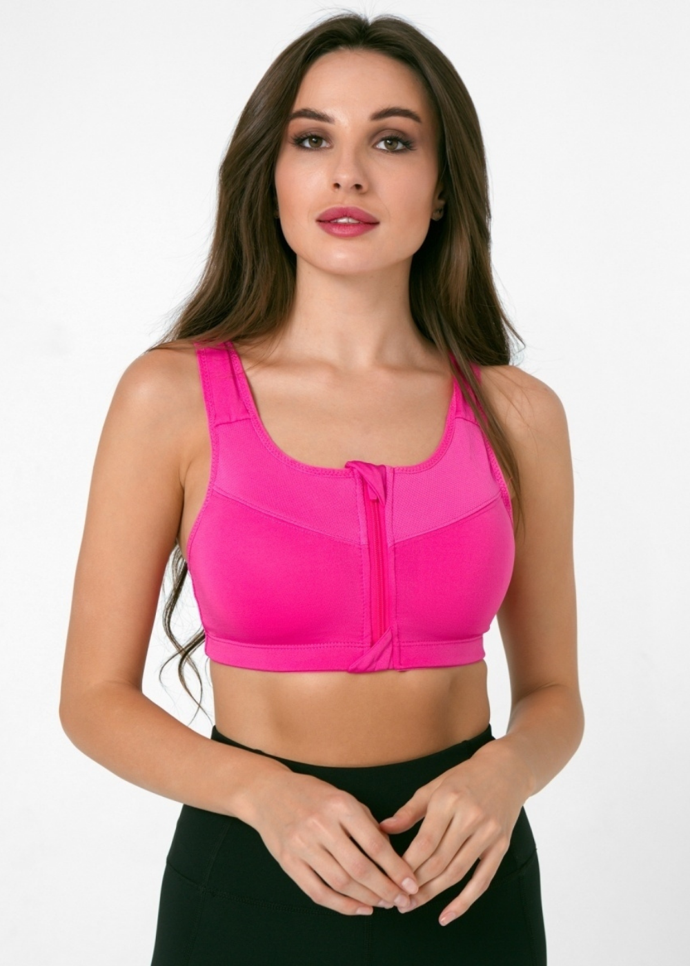 Brassière de Sport Maintien Élevé & Zip Frontal - Athéna