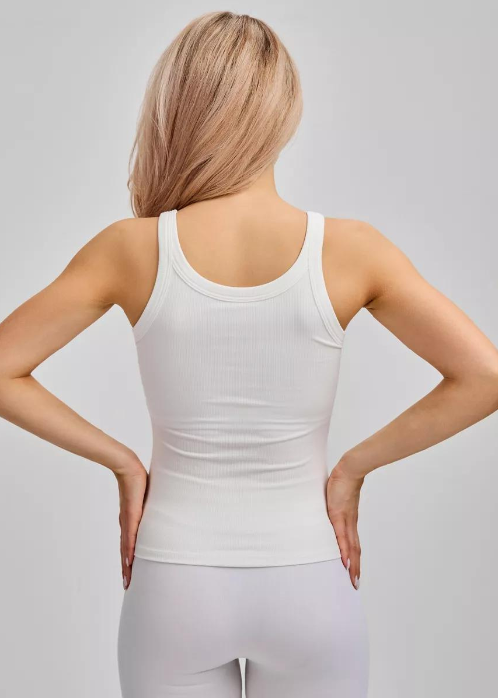 Débardeur Court Côtelé & Soutien-gorge Intégré - Alliance