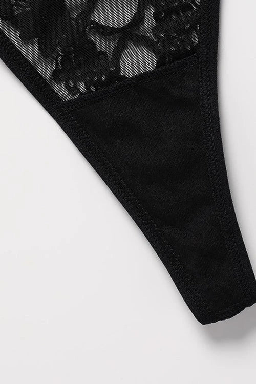 String Elina — Dentelle & Dos Entrelacé