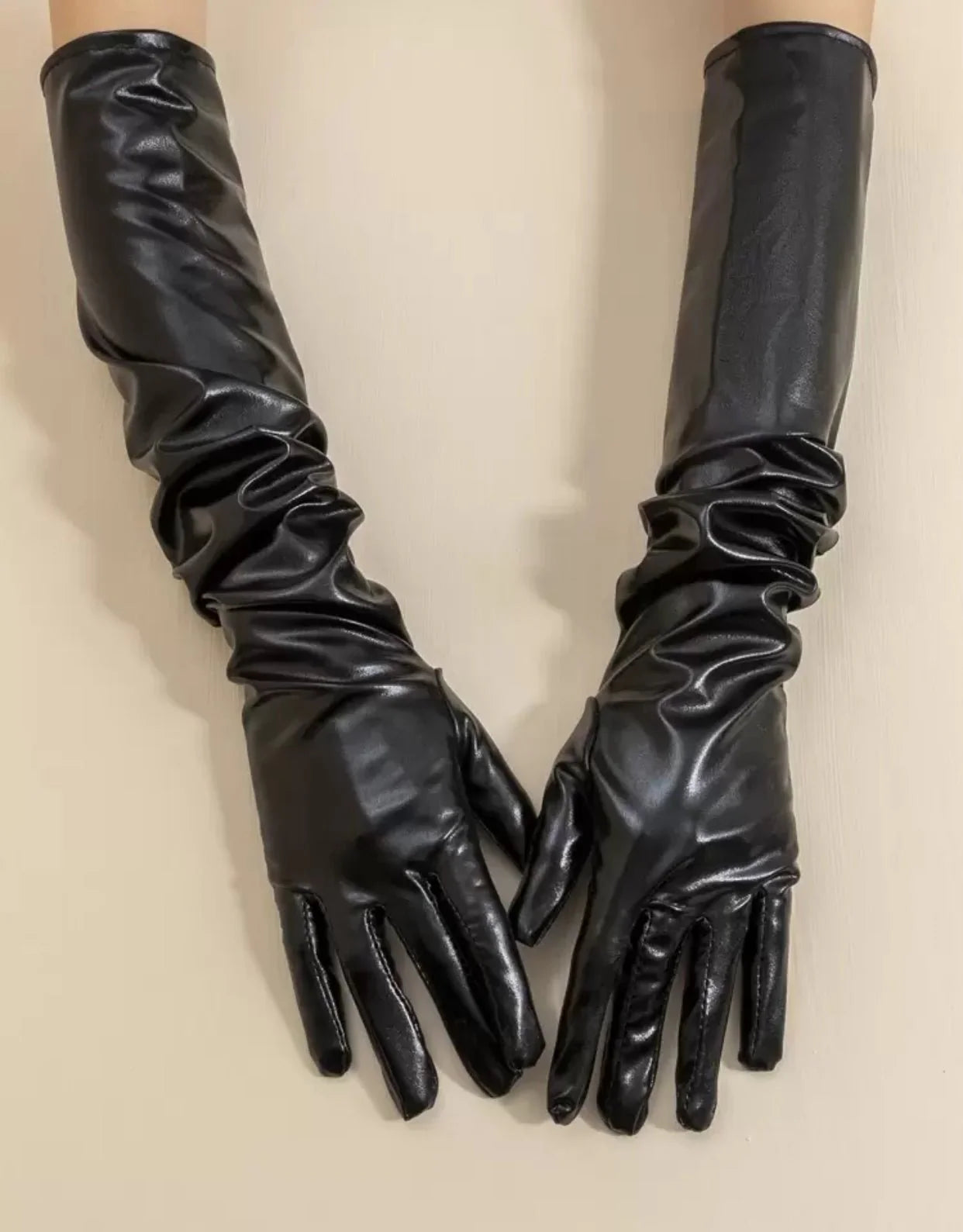 Gants Vayra — Cuir Noir Élégant