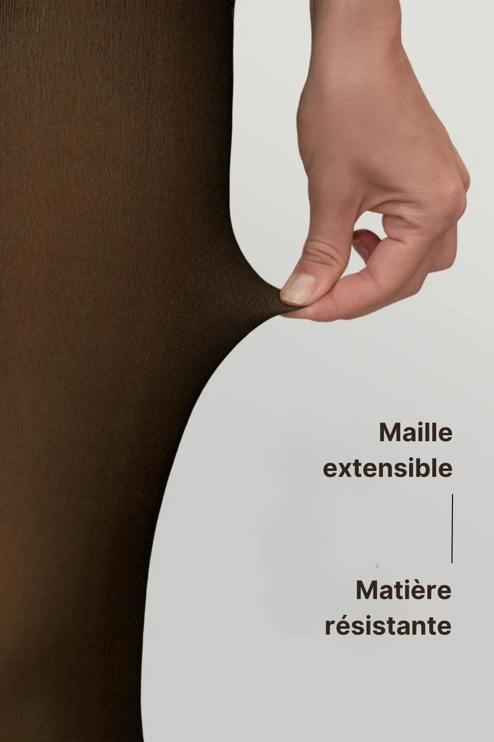Collant Polaire Doublé & Effet Voile - Alya