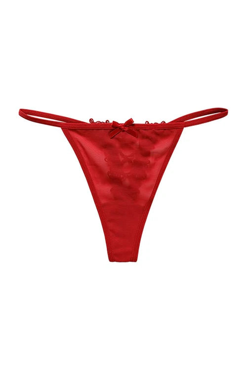String Elina — Dentelle & Dos Entrelacé