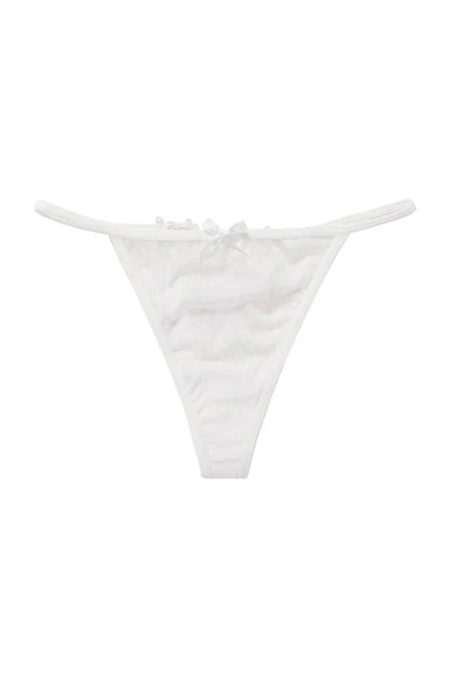 String Elina — Dentelle & Dos Entrelacé